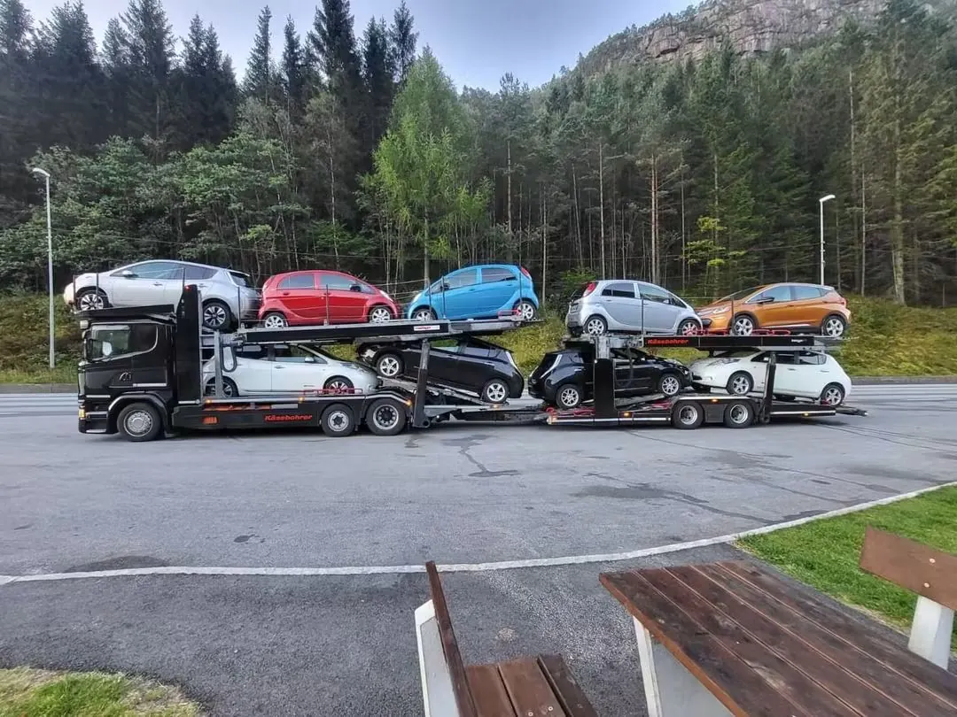 Elbiler hentet av RS Auto – transport 4