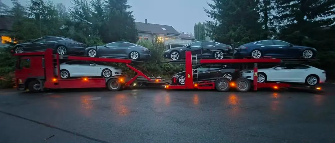 Elbiler hentet av RS Auto – transport 2