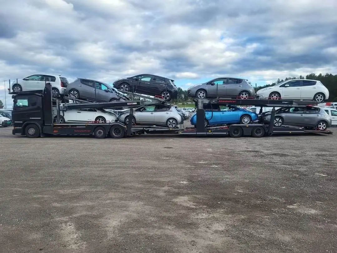 Elbiler hentet av RS Auto – transport 5